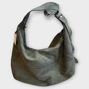 New! WeWoreWhat Carry All Bag in Military Green